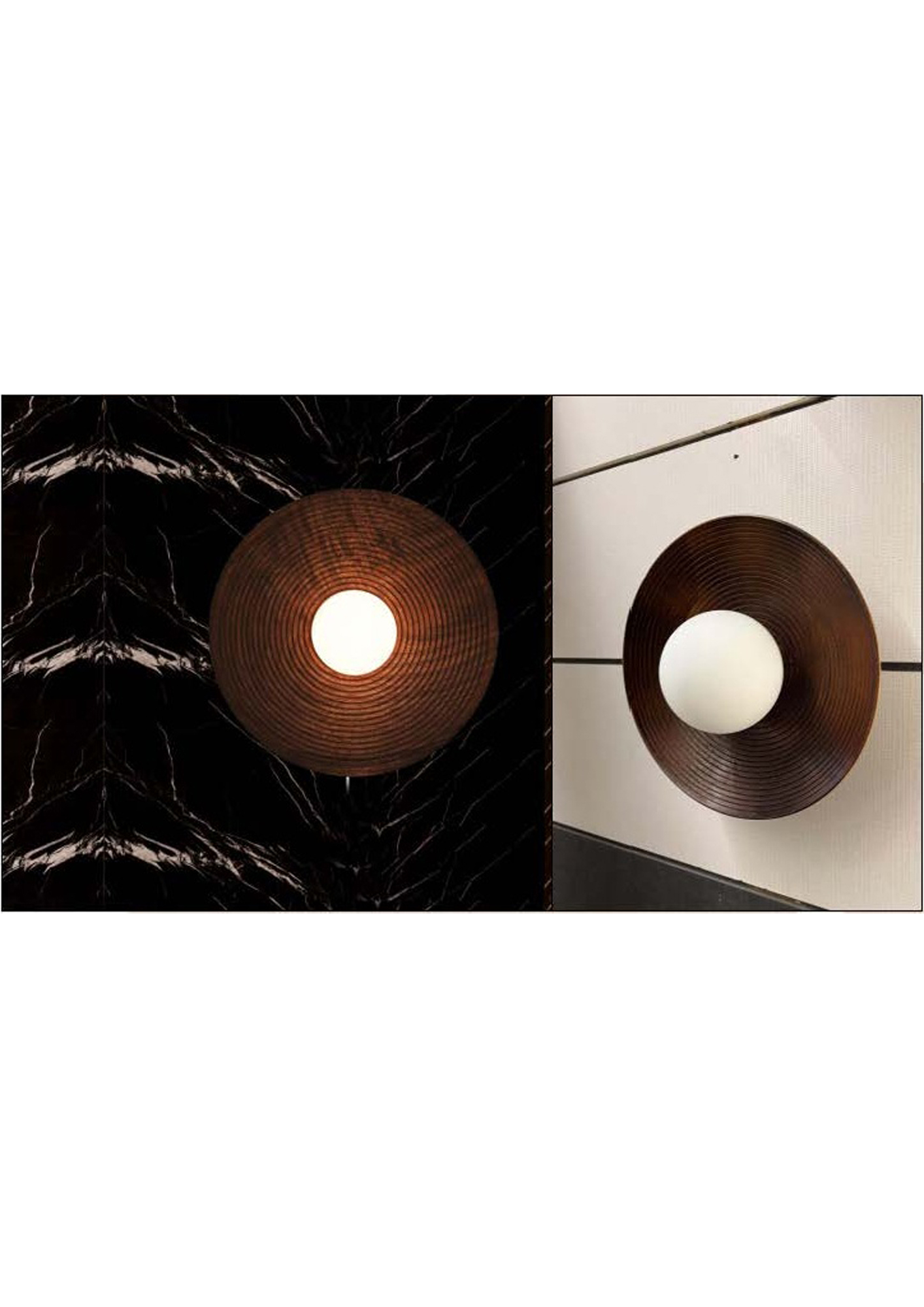 Beyond Lights - Wood Disc Lamp- GL